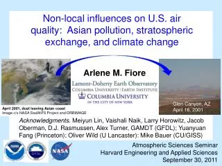 Atmospheric Sciences Seminar Harvard Engineering and Applied Sciences September 30, 2011