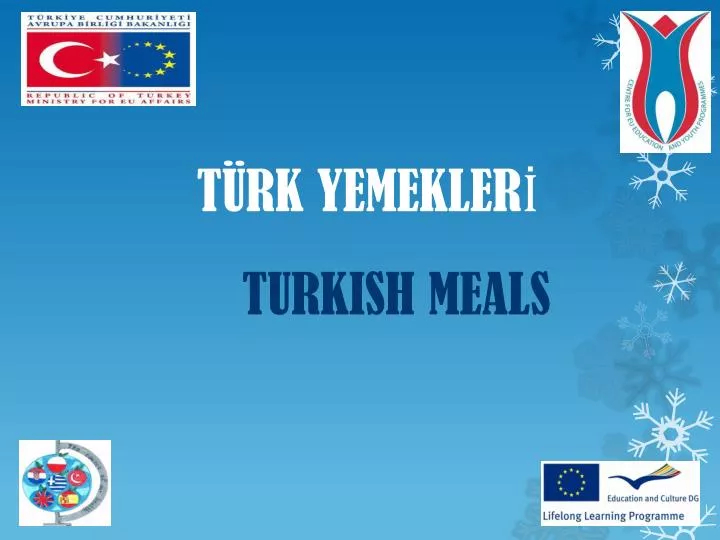 t rk yemekler