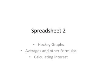 Spreadsheet 2