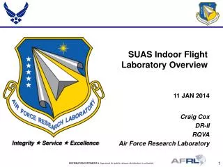 SUAS Indoor Flight Laboratory Overview