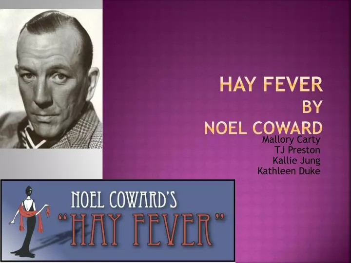 hay fever by noel coward