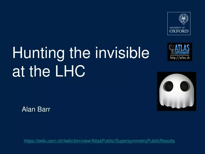 hunting the invisible at the lhc