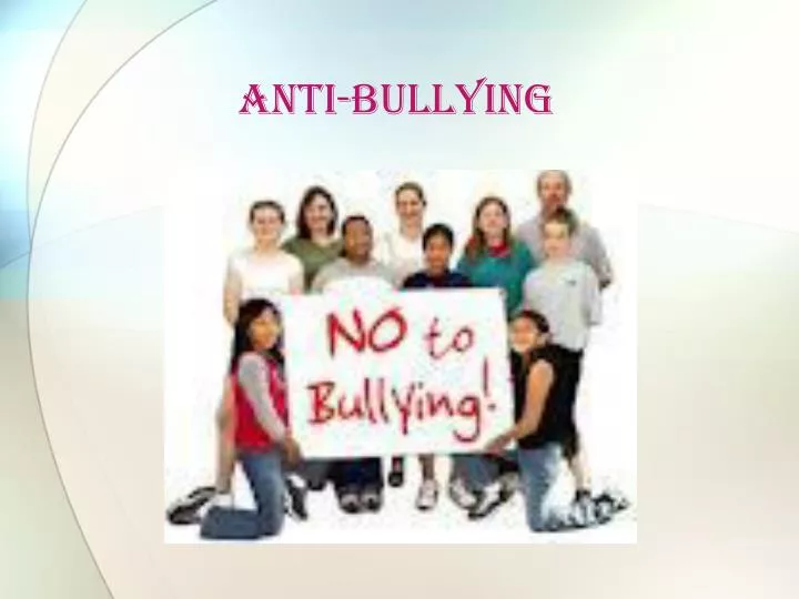 anti bullying