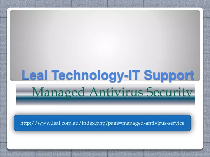 leal technology it support