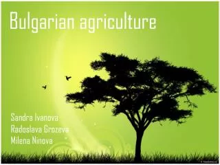 Bulgarian agriculture
