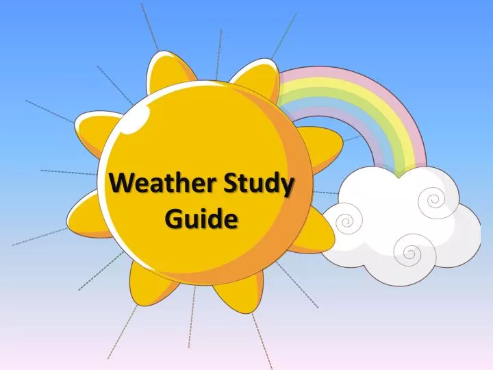 weather study guide