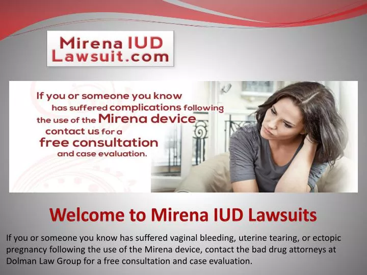 welcome to mirena iud lawsuits