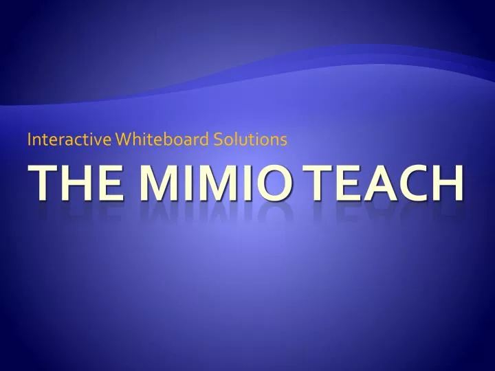 interactive whiteboard solutions