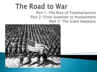 The Road to War