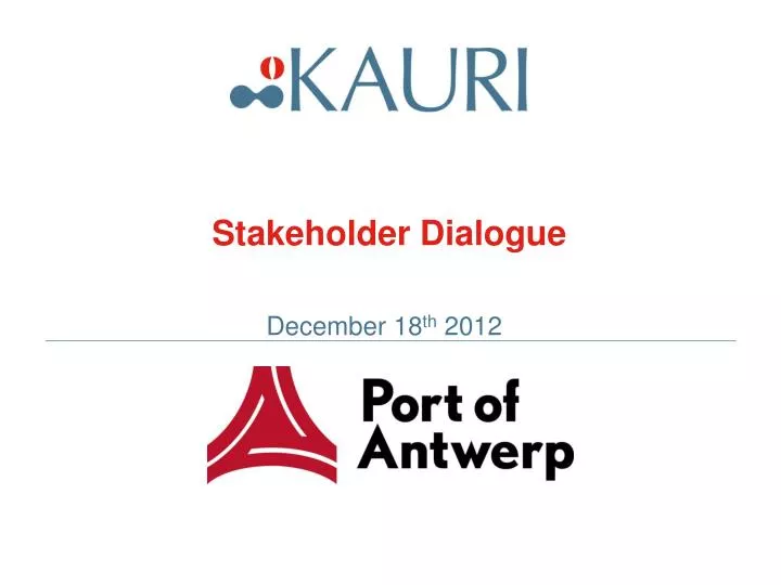 stakeholder dialogue
