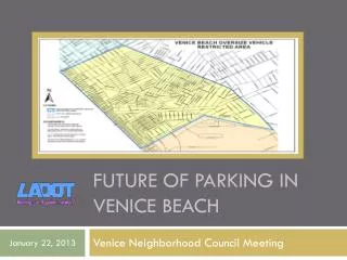 Future of parking in venice beach
