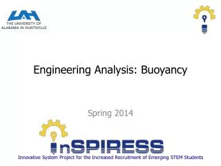 Engineering Analysis: Buoyancy