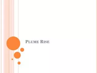 Plume Rise