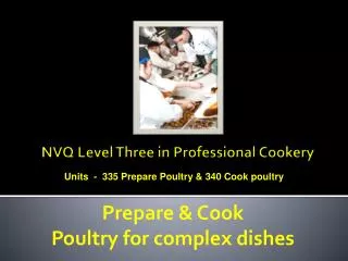 NVQ Level Three in Professional Cookery