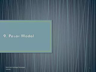 9 pasar modal