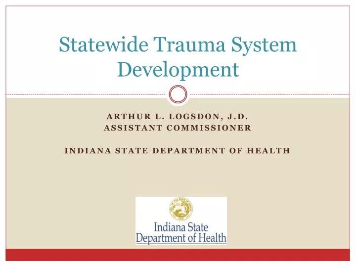 statewide trauma system development