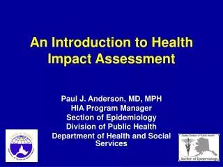 an introduction to health impact assessment