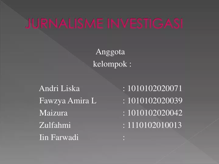 jurnalisme investigasi