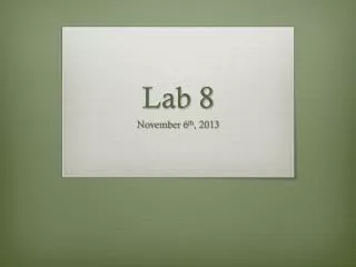lab 8