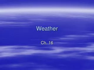 weather
