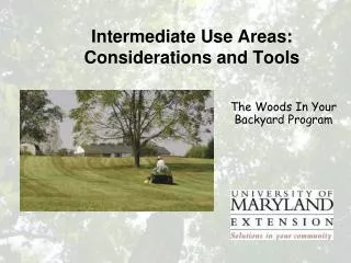 Intermediate Use Areas: Considerations and Tools