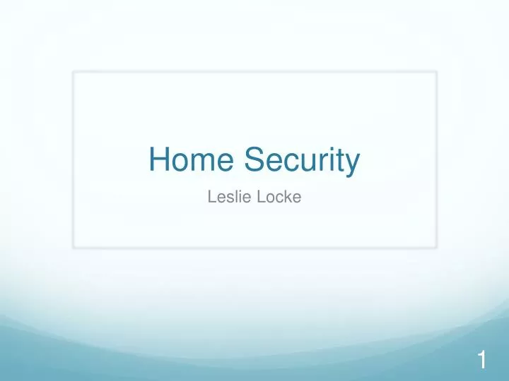 home security