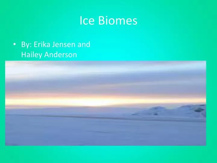 ice biomes