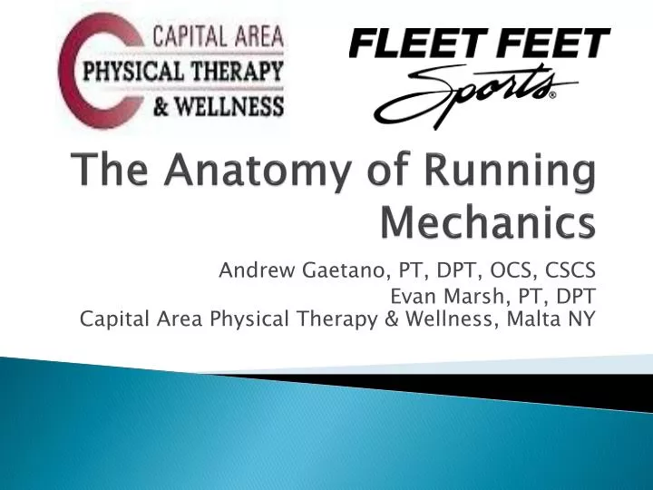 the anatomy of running mechanics