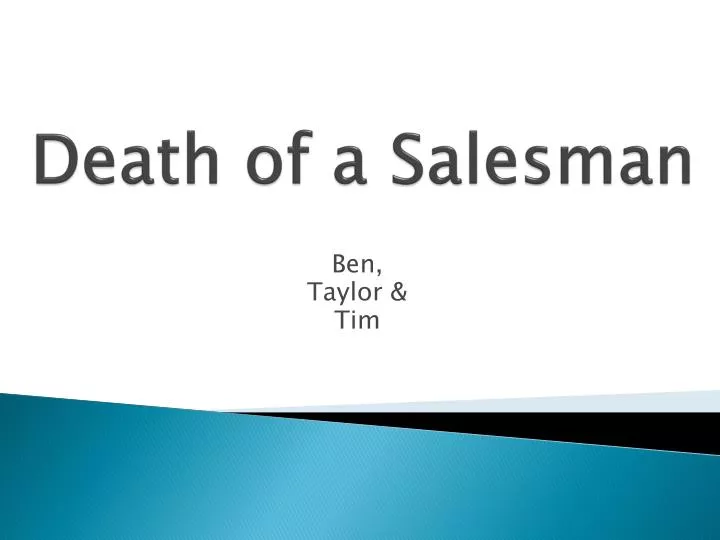 death of a salesman