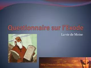 questionnaire sur l exode