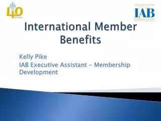 International Member Benefits