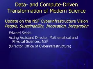 Data- and Compute-Driven Transformation of Modern Science