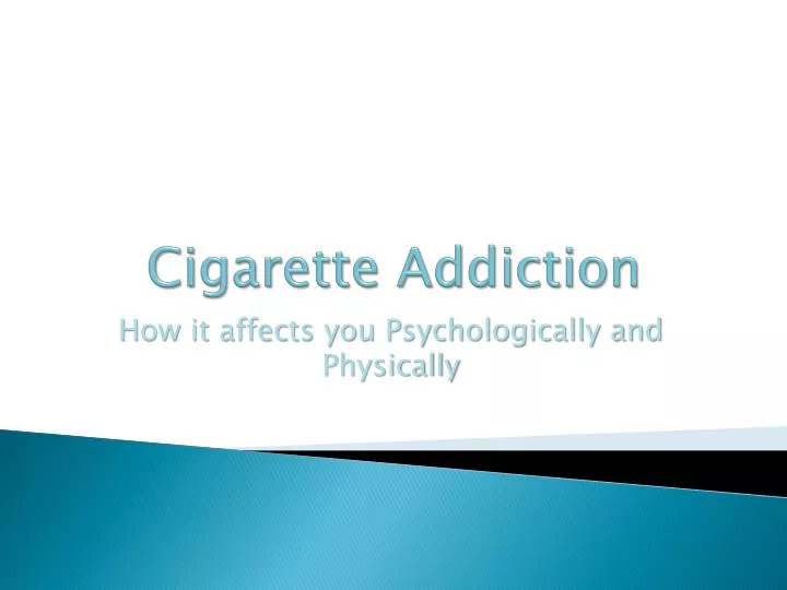cigarette addiction