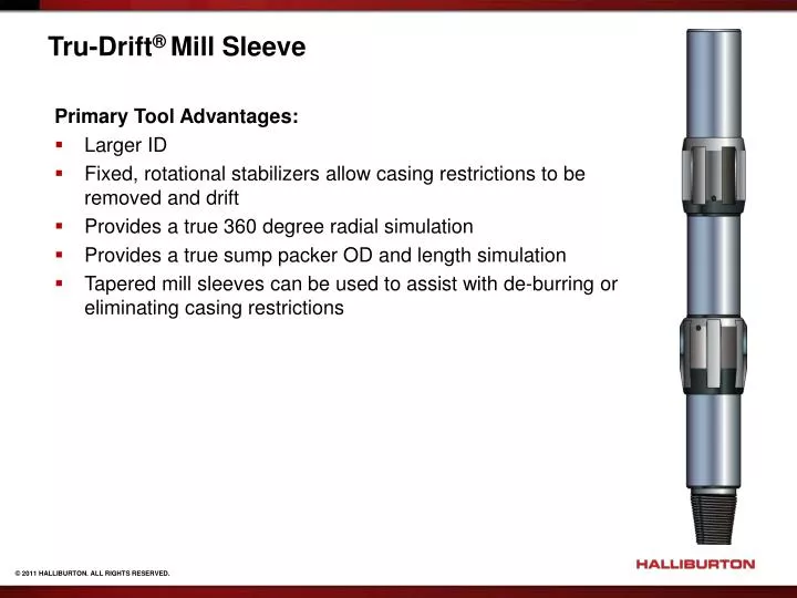 tru drift mill sleeve