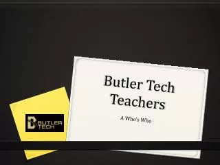 Butler Tech Teachers