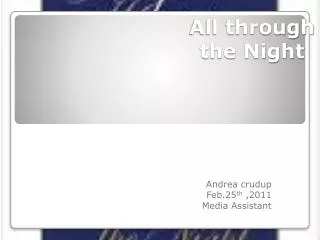 All through the Night