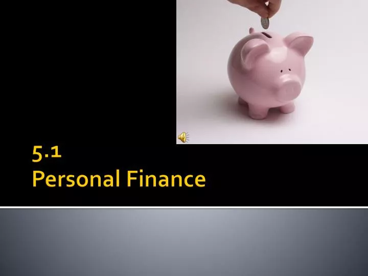 5 1 personal finance