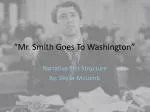 “Mr. Smith Goes To Washington”