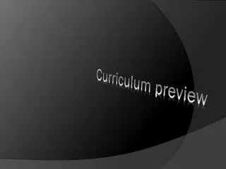 Cur riculum preview