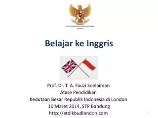 Belajar ke Inggris