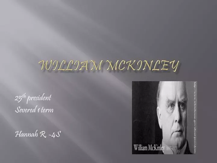 william mckinley