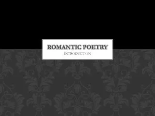 ROMANTIC POETRY