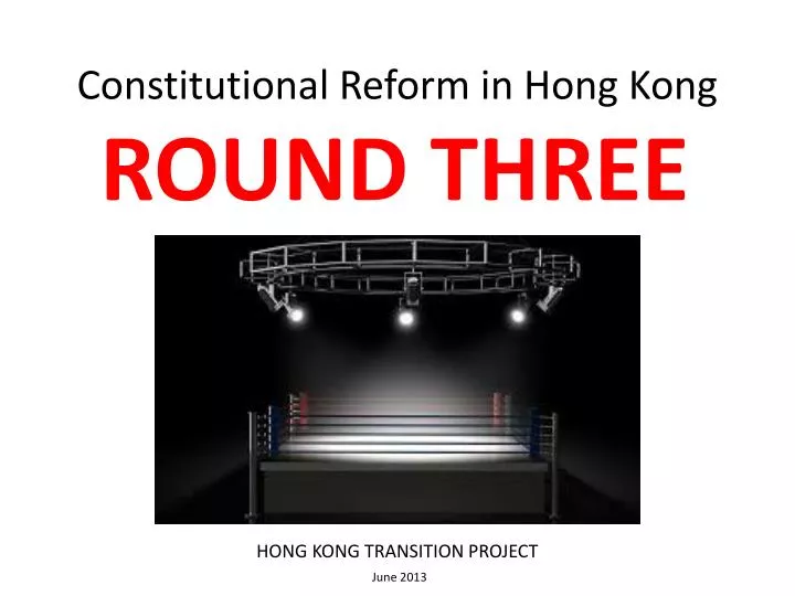 constitutional reform in hong kong