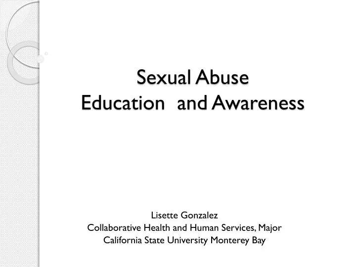 sexual abuse education and awareness
