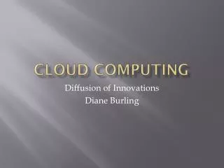 cloud computing