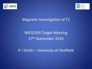 Magnetic Investigation of T2