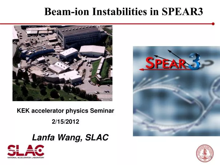 beam ion instabilities in spear3