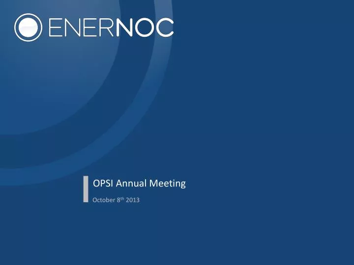 opsi annual meeting