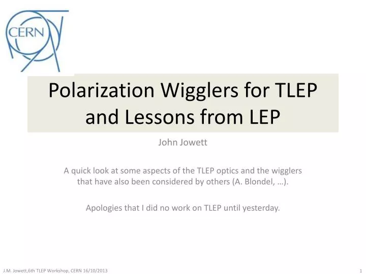polarization wigglers for tlep and lessons from lep