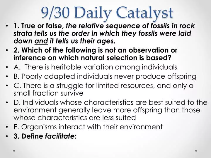9 30 daily catalyst